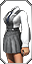 Gri örnek kız öğrenci